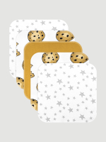 Набор платочков-слюнявчиков Mjölk Печенье