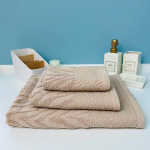 Полотенце махровое 30*50см «Florence» цвет кофейная орхидея 04-149, плотность 450 гр/м2