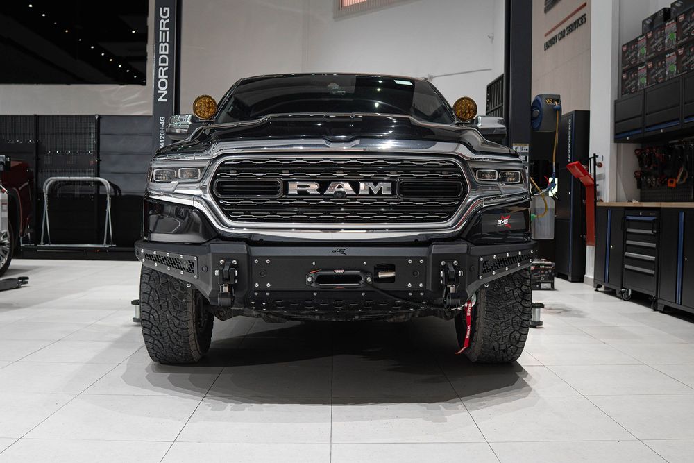 Бампер силовой передний BMS PRO-Line для Додж Рам 1500 2019-2024