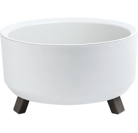 Кашпо пластиковое Грация прайм d22см h12,5см v2,25л белый