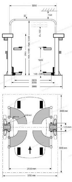 Подъёмник двухстоечный Hofmann Duolift MSE 5500