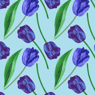 Тюльпаны и листики