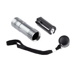 Светодиодный фонарь Трофи TM9 ручной на батарейках алюминиевый