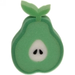 Губка для тела поролоновая фигурная «Зеленое Яблоко», 17,5*12,5