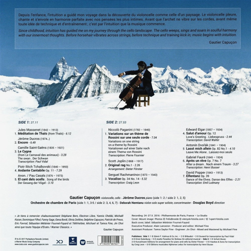 Gautier Capucon / Intuition (LP)