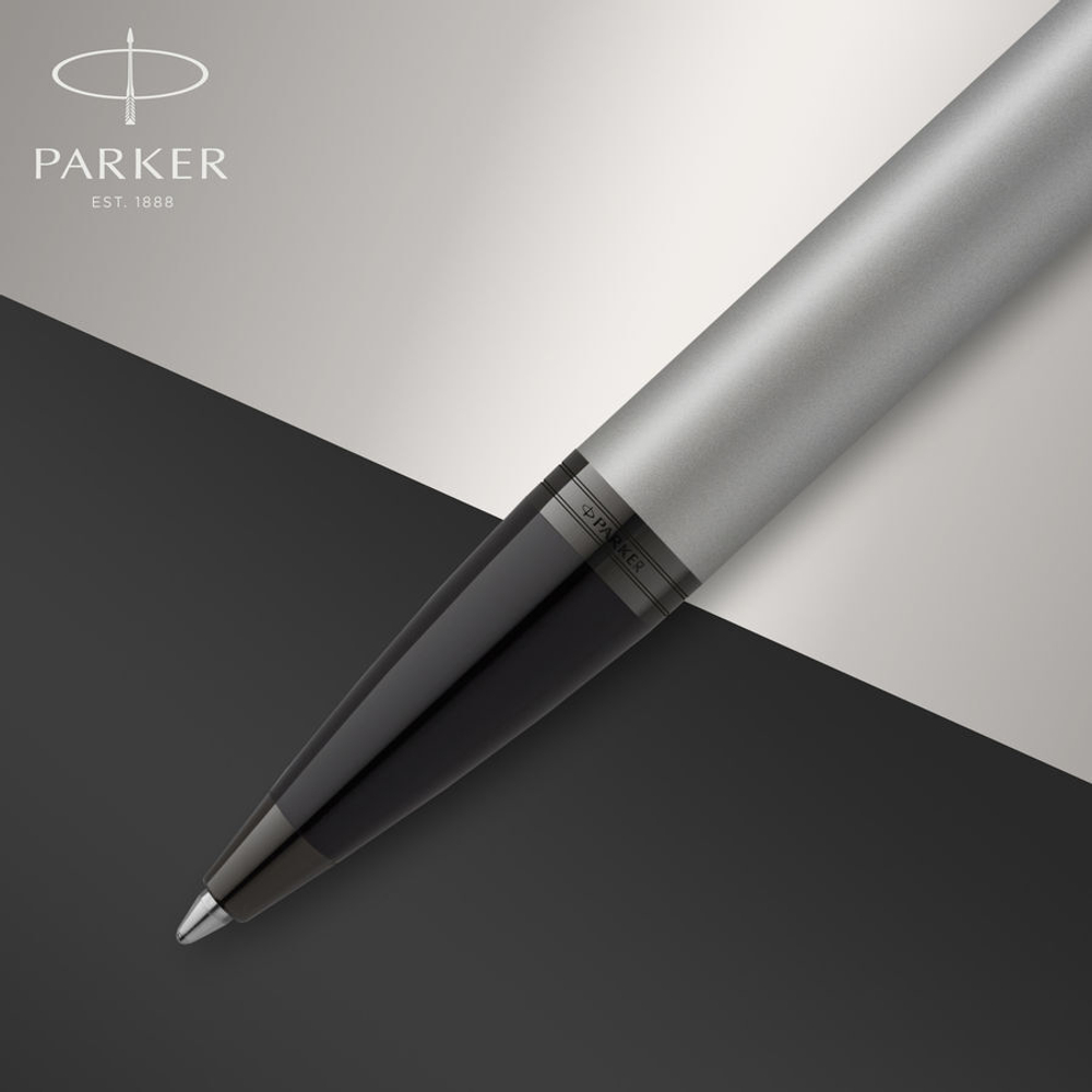 Ручка шариков. Parker IM Achromatic K317 корп.серый мат. M чернила син. подар.кор.