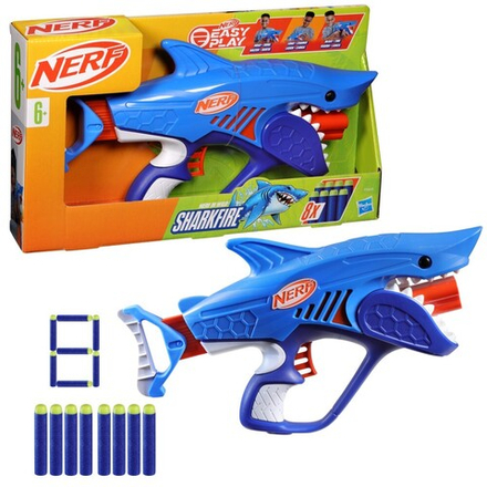 Hasbro Nerf Elite Junior - Пусковая установка Wild Sharkfire + стрелы F8645 / артикул   F8645  / GTIN 5010996211415