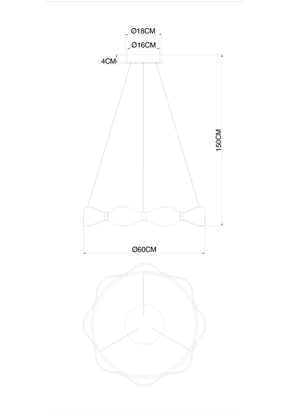 Подвесная люстра Arte lamp
