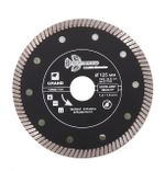 Диск алмазный отрезной 125*22,23 Турбо ультратонкий серия Grand hot press GTT702