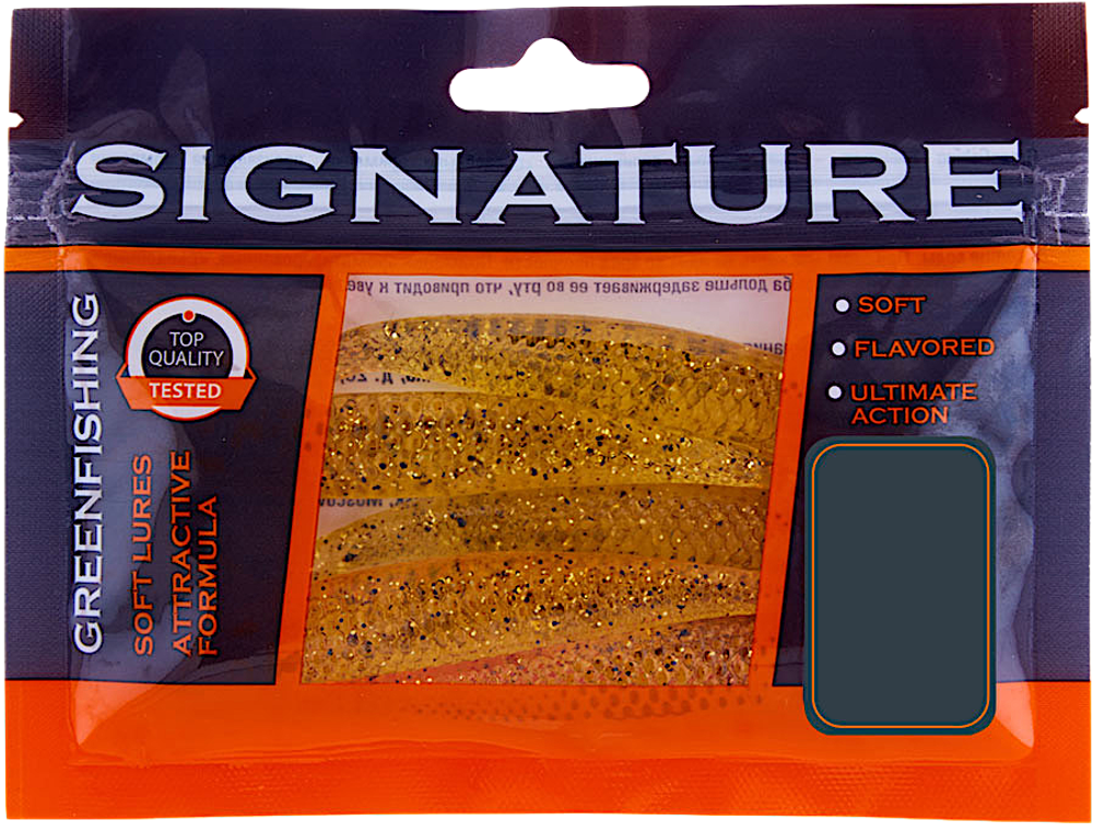 Мягкая приманка GreenFishing Signature Real 4.0" 100мм 6шт -