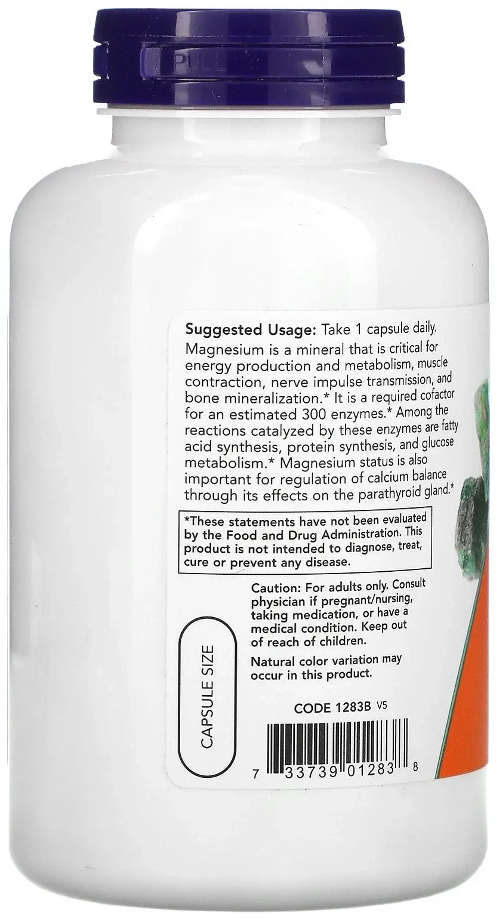 Витамины NOW Magnesium Caps 400 мг 180 капсул