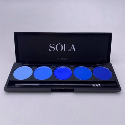 SoLa Гель-лак Palette 13 Blue, 5 цветов, 25мл
