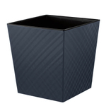 Горшок для цветов InGreen Manhattan CUBE 301х301 мм, 22 л c дренажной вставкой 19л вулканический серый