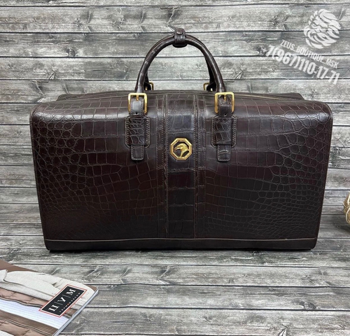 Дорожная сумка Stefano Ricci из кожи крокодила