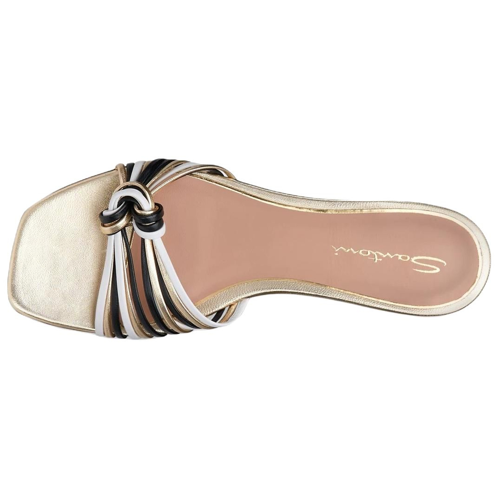 Santoni Slide Slippers Women"s Gold