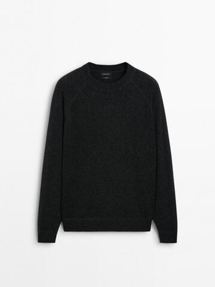 Massimo Dutti Свитер из 100% шерсти, маренго