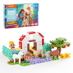 Marioinex - Конструктор Mini Waffle FARMER Домик ветеринара 100 шт. 907580