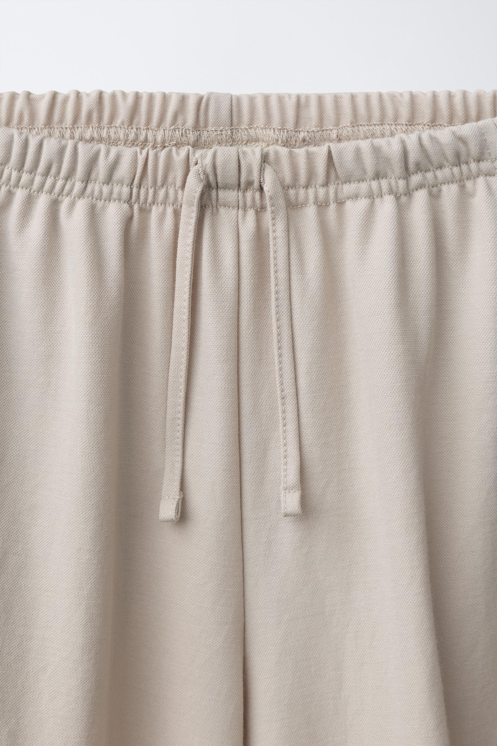 ZARA БРЮКИ WIDE LEG СВОБОДНОГО КРОЯ, ЭКРЮ
