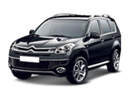 Багажники на Citroen C-Crosser 2007-2013 с рейлингами