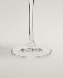 Zara Home бокал из стекла, цвет прозрачный, 23 см · 9252/409