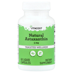 Vitacost, Natural Astaxanthin, 5 mg, 60 Liquid Capsules