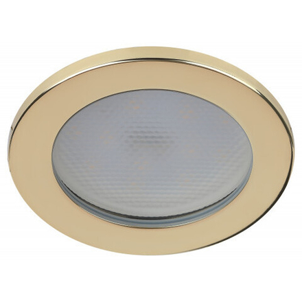 Встраиваемый светильник влагозащищенный ЭРА KL95 GD GX53 IP44 золото