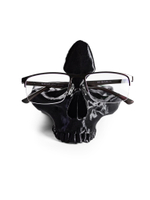 Подставка-череп для очков и мелочей в прихожую, черный, 3D печать