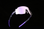 Спортивные очки с диоптриями HILX Savage (L) Shiny Crystal Grey Purple / Purple Lens