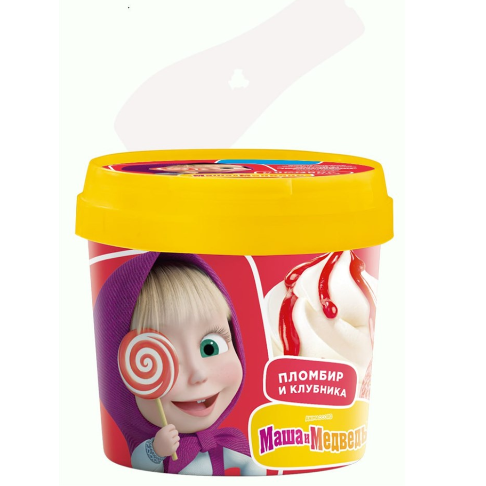 Мороженое Маша и медведь Мишка на полюсе стакан 60 гр
