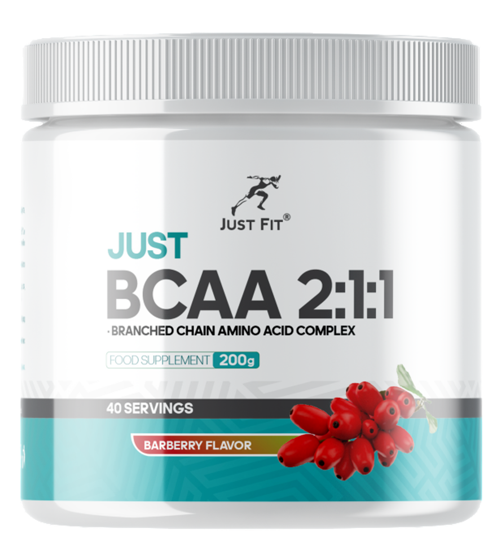 BCAA Just Fit BCAA 2:1:1 200 grams , Аминокислоты BCAA