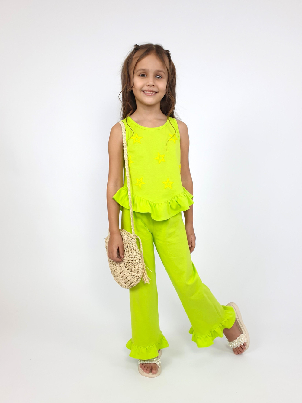 02-147-2 Комплект для девочки (туника+брюки)