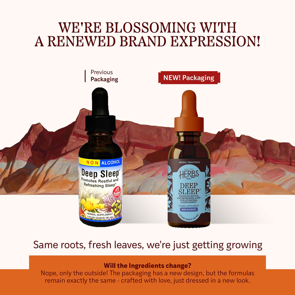 Herbs Etc., Deep Sleep®, без спирта, 30 мл (1 жидк. унция)