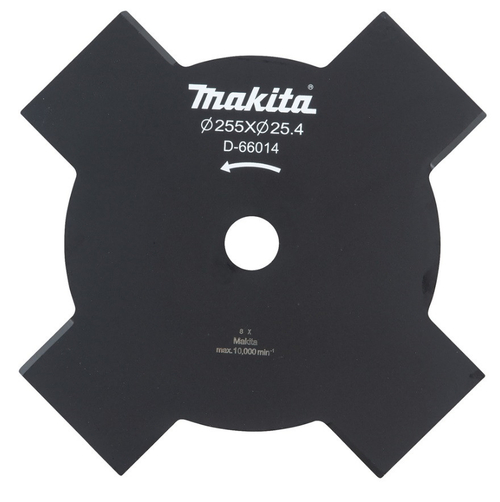 Нож для триммера Makita D-66014 4 зуба 255x25,4 мм