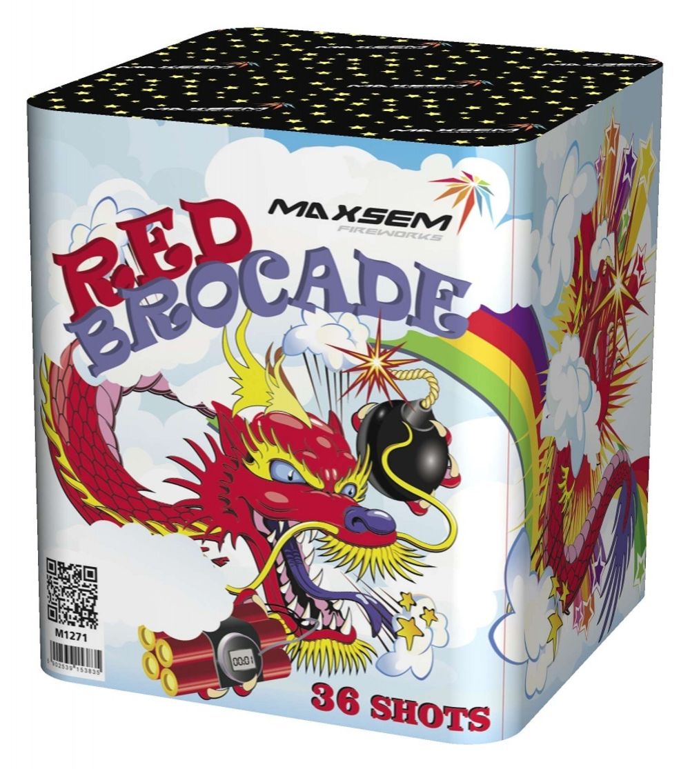 Батарея салютов "RED BROCADE"  1,2"/36 залпов