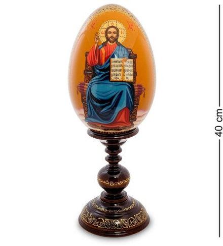 Народные промыслы ИКО-10 Яйцо-икона «Господь Вседержитель» Рябов С