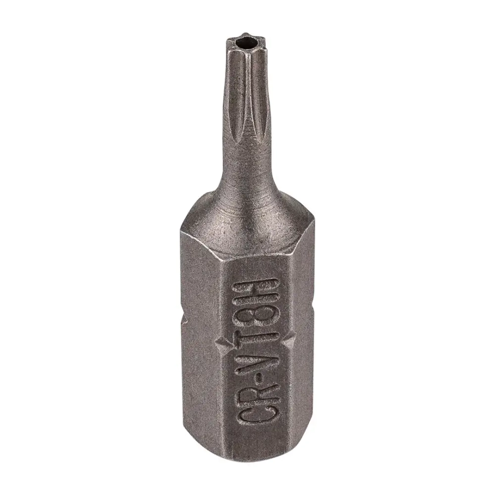 Бита TORX 1/4'', T8Hх25ммL c отверстием RockFORCE RF-1272508