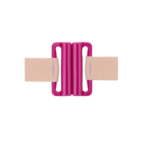 Застежка пластик 30 мм фуксия (с уплотнителем)