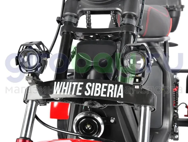 Электроскутер CityCoco WHITE SIBERIA PRO TRIKE 3000W (Красный) фото 8 фото №13