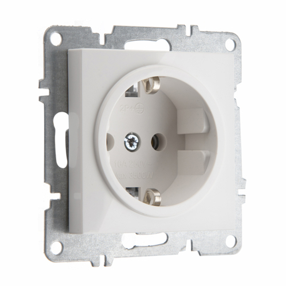 Розетка с заземлением 16А 250В ARVIA Electric, белая 50011000217