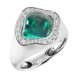 Кольцо с Турмалином и Бриллиантами, R0030-57/1