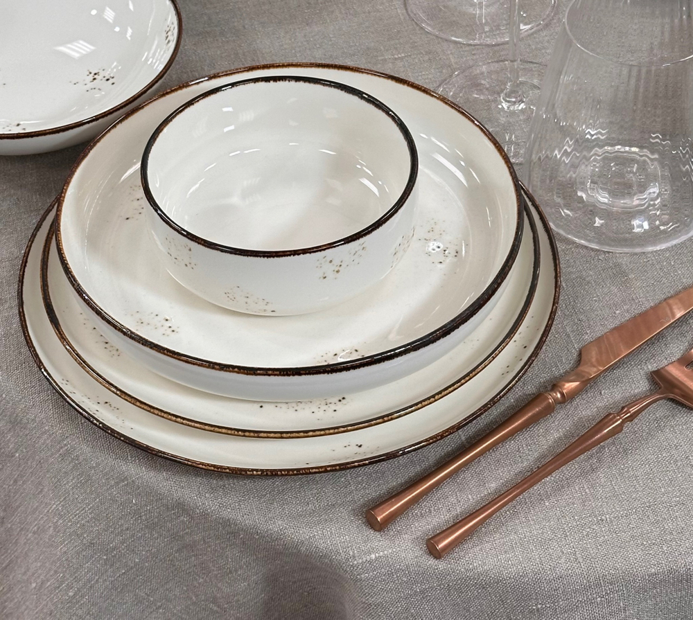 Салатник d=13 см, H=5см, 450 мл, фарфор "NOBLE" серия "Grace"