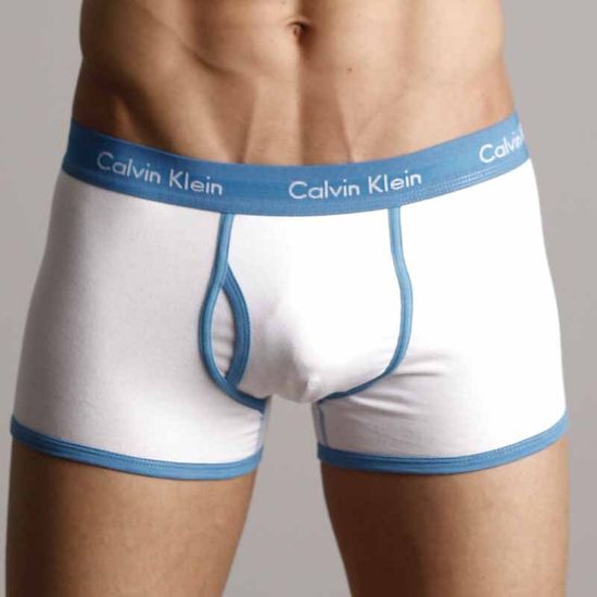 Мужские трусы боксеры Calvin Klein 365 White Blue Boxer