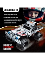 Конструктор гоночная машина UNICON Техно, инерционный, 160 д