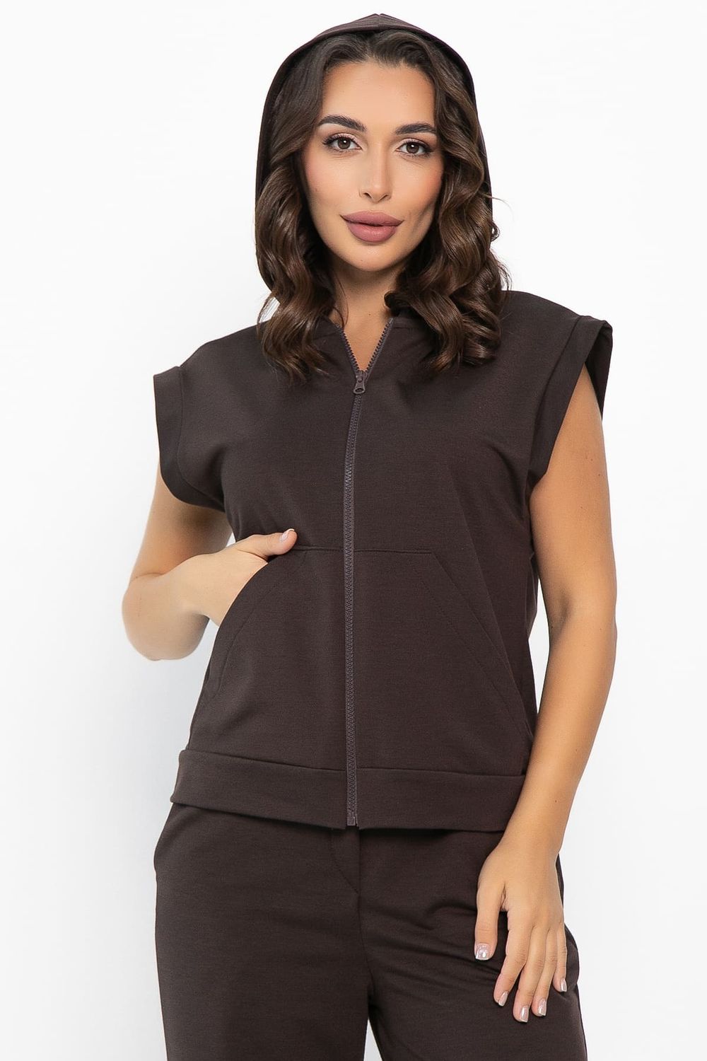 Жилет Хэрис (горький шоколад) Б14141-25М LT Collection