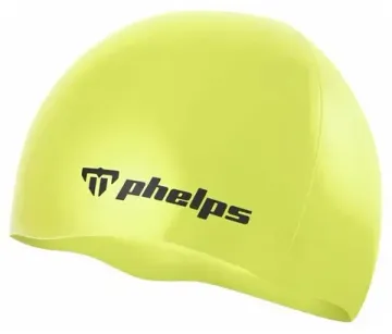 Шапочка для плавания Phelps Classic Silicone Cap желтый