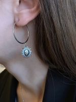 Подвеска Сияй малая родий La Lune