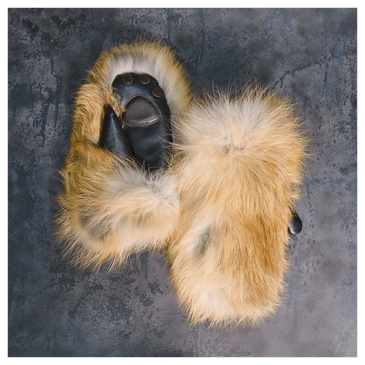 Варежки из меха «Рыжие лапки»