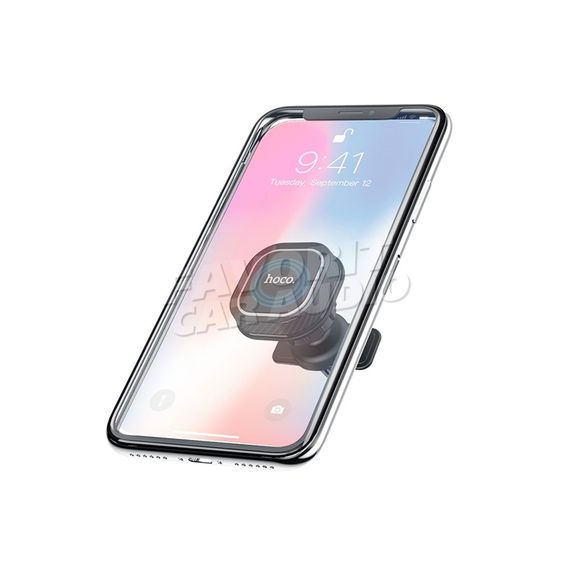 Держатель HOCO CA52 Intelligent воздуховод магнит серый