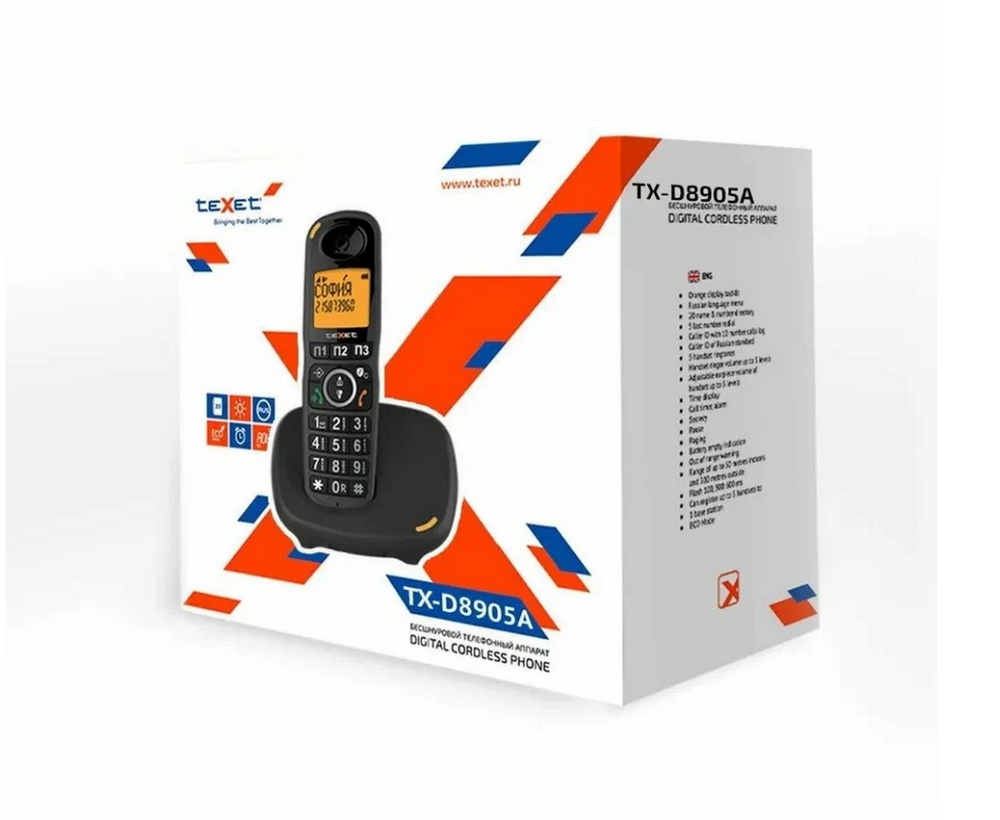 Радио Телефон Texet TX-D8905A Dect