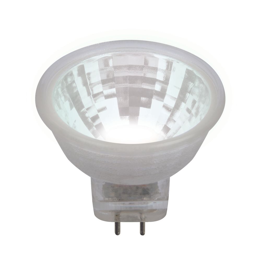 LED-MR11-3W-NW-GU4-220V GLZ21TR Лампа светодиодная. 220V. Прозрачная. Белый свет 4000K. Картон. ТМ Uniel.